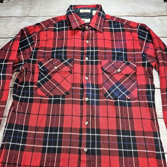 Vintage North West Territory Shirt Mens Medium Red Lumberjack Gorpcore - Picture 1 of 4